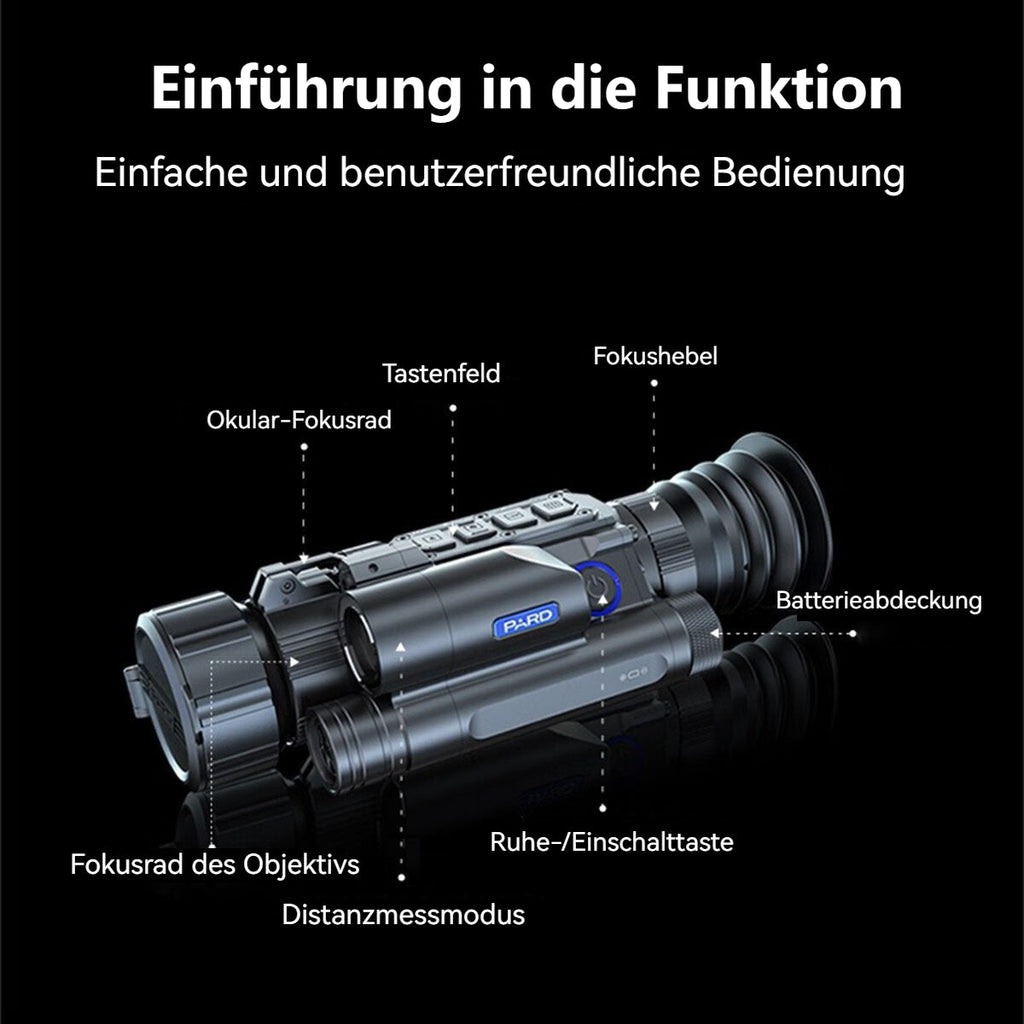 Nachtsichtfernglas mit Wärmebildgebung und Entfernungsmessung